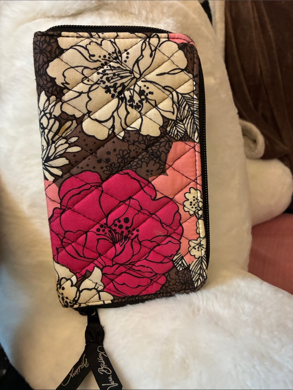 Vera Bradley Mocha Rogue Wallet bi fold
